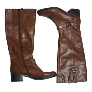 BANDOLINO Cavanna Cognac Brown Boots Size 7